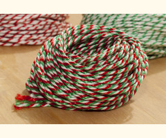 'Jingle Bell' Candy Stripe Twine